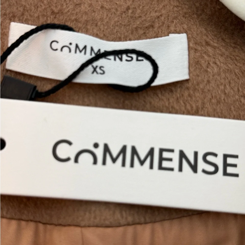 Commense Puff Sleeve Tailored Cotton-Blend Mini Dress / Coat Size XS NWT - Picture 6 of 6